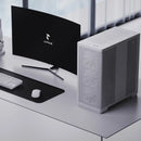 Gabinete Gamer Apnx C1 Blanco Maxima Calidad Alta Gama 4 Fan