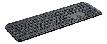 Teclado Logitech Master Series QWERTY Membrana inglés US color grafito con luz blanca