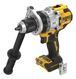 Taladro Percutor Inalambrico De 1/2 Bl Dewalt Dcd1007b Color Amarillo