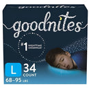 Goodnites Ropa Interior Nocturna Para Mojar La Cama, Niño L