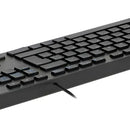 Teclado Dell KB216-BK-LTN QWERTY español latinoamérica color negro