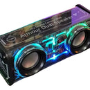 Parlante Potente Bluetooth Lonid Tws Rgb Dual 13.6w Speaker Negro