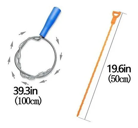 Desatascador De Desagües Y Limpiador De Tuberías - Pack De 6