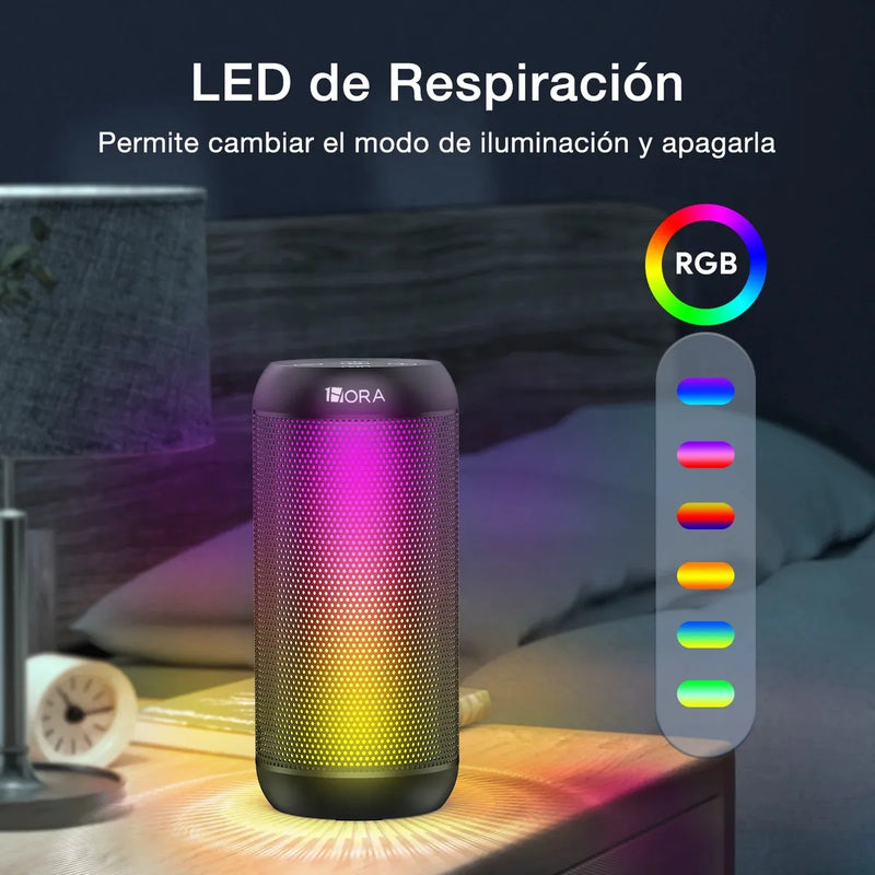 Parlante 1hora Boc242r - Sonido Potente Y Compacto Negro