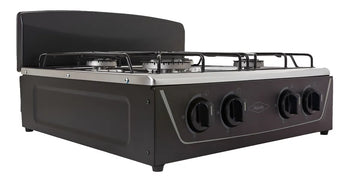 Estufa De Mesa Avellana T Gas Natural Negra Haceb Color Negro