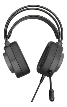 Audifonos Monster Gamer Diadema Auriculares Rgb N5-3.5 Color Negro