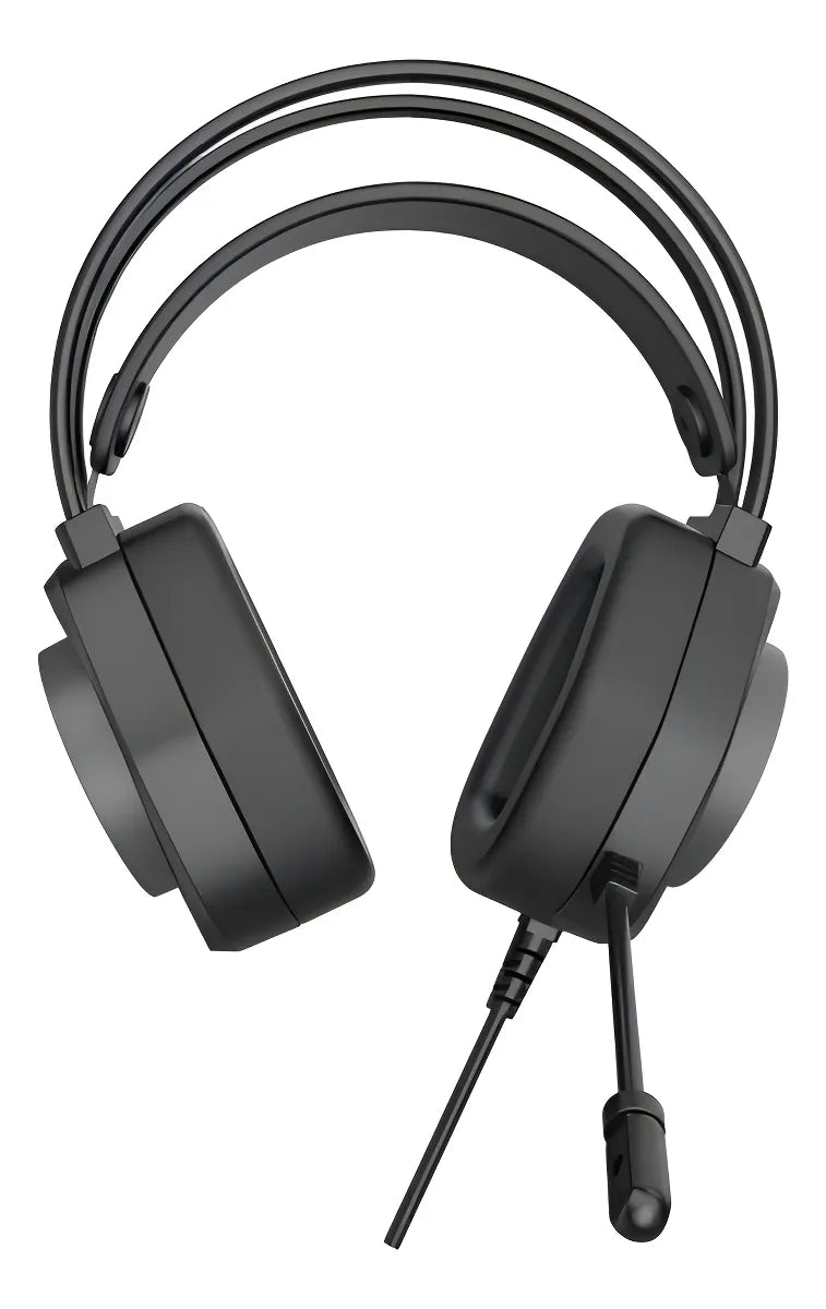 Audifonos Monster Gamer Diadema Auriculares Rgb N5-3.5 Color Negro