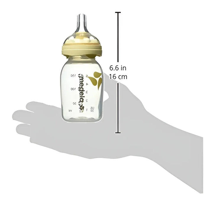 Tetero + Chupo Medela Calma Libre De Bpa Biberon Set 5oz Color Amarillo