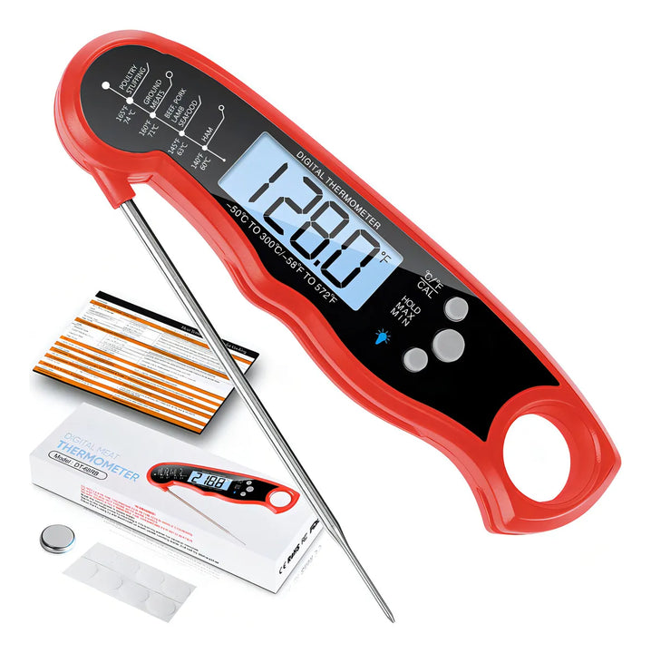 Termómetro De Carne De Lectura Instantánea Para Asar Y Coc