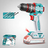 Taladro Percutor Atornillador 66nm Total 20v S/carbones Turquesa 50 Hz/ 60 Hz