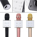 Microfono Inalambrico Karaoke Recargable Con Luz Led Color ! Color Amarillo