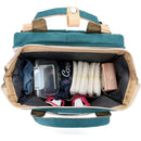 Mochila Bolso Maternal Bebé Cuna Gran Capacidad Impermeable Color Salmón