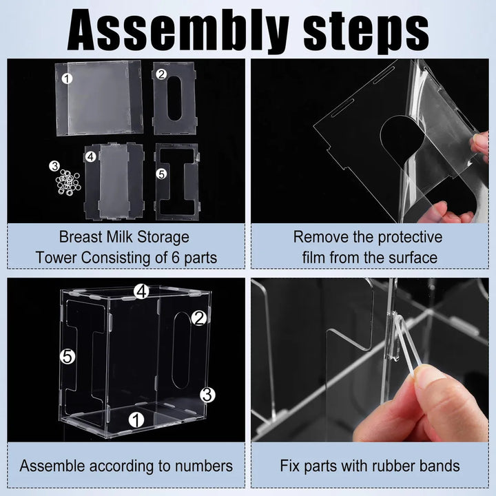 Domensi Torre De Almacenamiento De Leche Materna, 4 Unidades