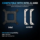 Cooler Para Cpu Darkflash Z4pro 120mm Argb, Tdp 200w