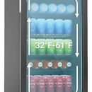 Refrigerador Y Nevera De Bebidas, Minibar Cap120 Latas Negra Negro