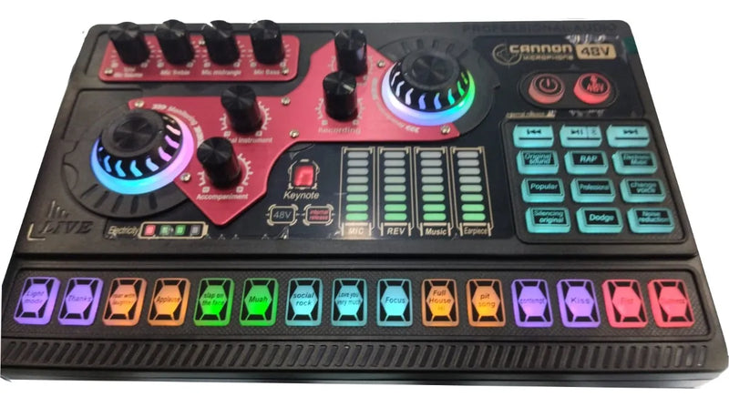 Mixer / Mezclador / Tarjeta De Sonido Bluetooth Inalámbrico