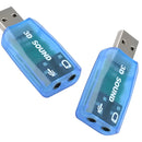 Tarjeta De Sonido Interface Audio Usb 5.1 Controlador Pc