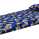 Colchoneta Antireflujo 100x60 En Tela Antifluido + Color Azul Osos Dormilones