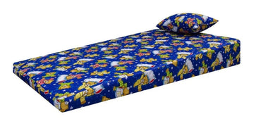 Colchoneta Antireflujo 100x60 En Tela Antifluido + Color Azul Osos Dormilones