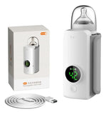 Calentador Tetero Biberones Portátil Inalámbrico Pantalla Blanco