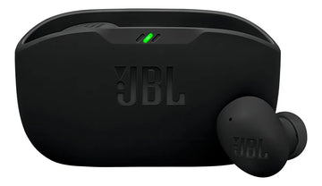 Auriculares Jbl Wave Buds 2 con cancell Ruido Colors, color negro