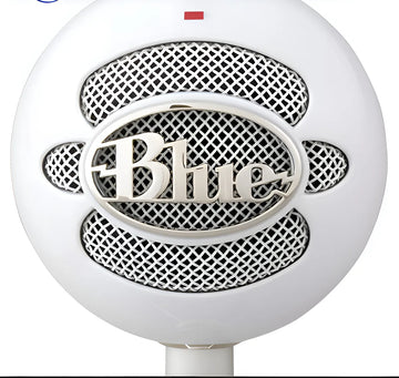 Micrófono Blue Snowball Ice Condensador Cardioide color blancoS