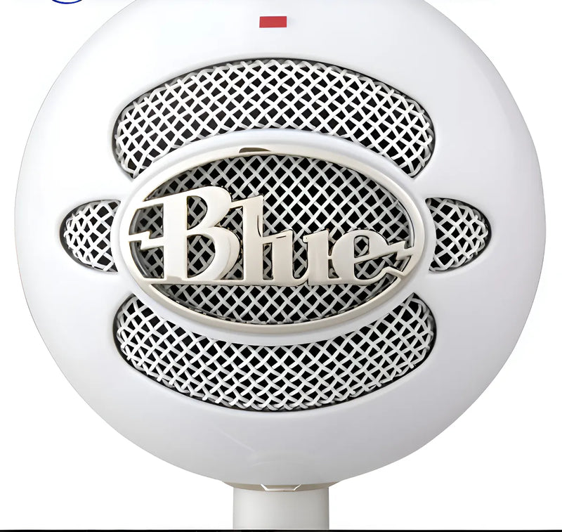 Micrófono Blue Snowball Ice Condensador Cardioide color blancoS