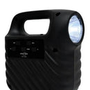 Parlante Bluetooth / Radio Recargable Con Linterna Portátil Negro