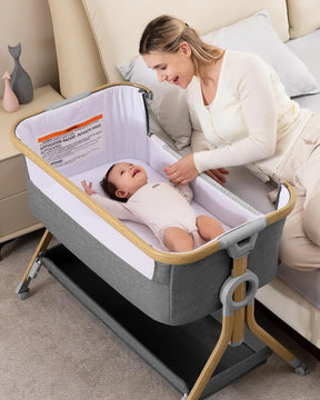 Moisés 3 En 1 Para Bebé Cuna Portátil Ajustable Y Plegable