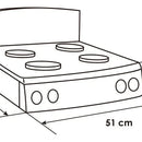 Estufa De Mesa Abba Gas St400-5 N Negro
