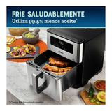 Freidora De Aire Digital Oster 9 Lltr Diamondforce Air Fryer Plateado
