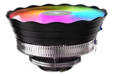 Disipador De Calor De Ventilador De Cpu Rgb Led Para Intel Negro