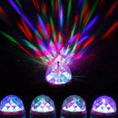 Bombillo Rotativo De Colores Bola Navideña Giratoria Luces