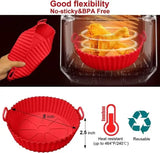 Molde Protector Para Freidora Air Fryer Silicona Reutizable