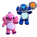 Stitch Juguete Que Respira, Alivia La Ansiedad Con Sonido Color Azul
