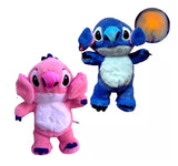 Stitch Juguete Que Respira, Alivia La Ansiedad Con Sonido Color Azul