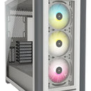 Gabinete Corsair Icue 5000x Rgb Blanco Vidrio Templado Atx