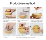 Humidificador Mini Umidificador Umidificador de Ar Mini Umidificador e Aromatizador con voltaje de marrón claro