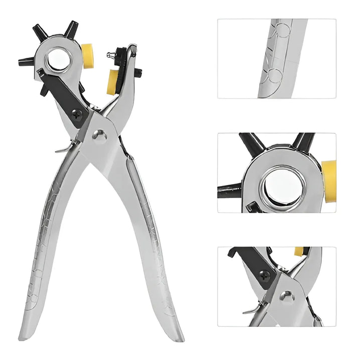 Alicate Perforador Saca Bocado Remache Cuero Ojal Multiuso