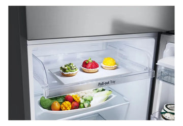 Nevera Lg Top Freezer Doorcooling Thinq 314 Lt Plateada Plateado