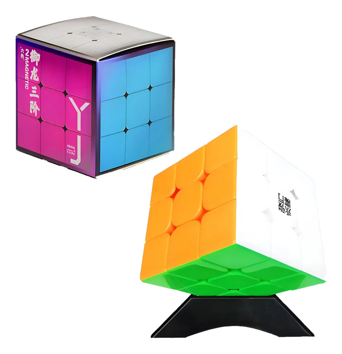 Cubo Rubik 3x3 YJ Yulong M Magnético Stickerless Speed Cube Profesional