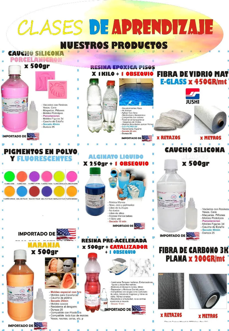 Caucho Silicona Mold 25 Estaño Liquido Moldes 1kiloescultura