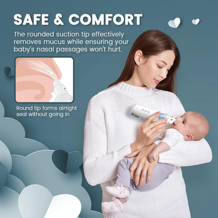 Aspirador Nasal Para Bebes, Facil Y Rapido