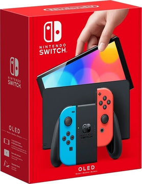 Nintendo Switch Oled 64gb Standard Color Rojo Azul Neón Color Rojo neón/Azul neón/Negro