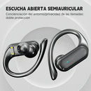 Auricular in-ear gamer inalámbrico A520 negro con luz LED