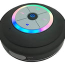Parlante Ducha Luces Rgb, Musica, Llamadas Impermeable Negro