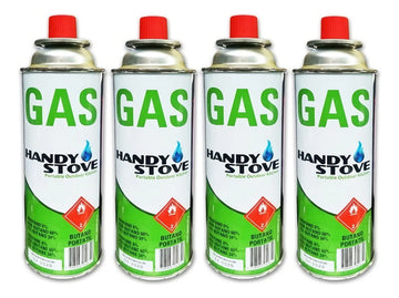 Estufa Gas Portable Camping Butano 4 Tanques Cocina Chispaut Color Negro