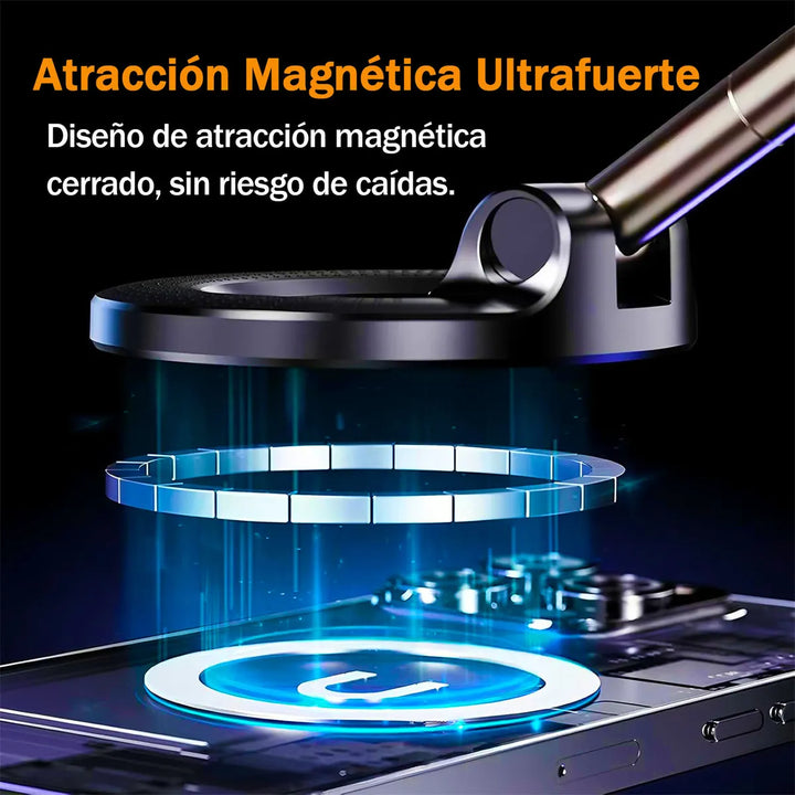 Bigview Soporte Magnetico Telefono Porta Celular 360 Carro Brazo Ajustable