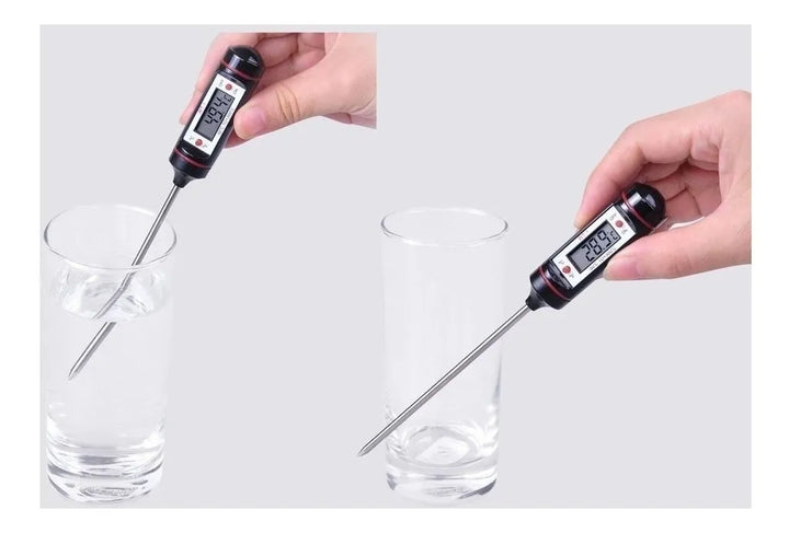 Termometro Digital De Cocina Punzon Sonda Temperatura Comida Negro