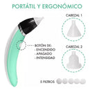 Aspirador Nasal Bebes, Saca Mocos, Extractor Eléctrico Rosa Blanco